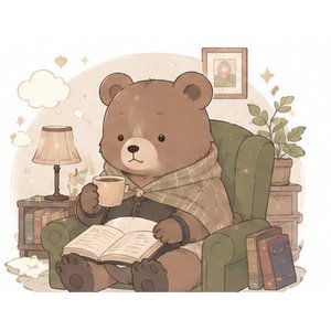 もの思うクマ（内省的知能タイプ）