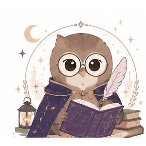 ものがたりフクロウ（言語的知能タイプ）